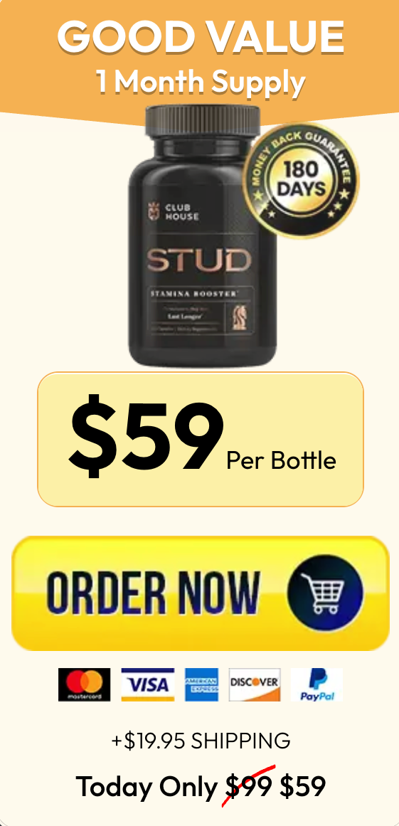 ClubHouse STUD Formula Buy 1 Bottle